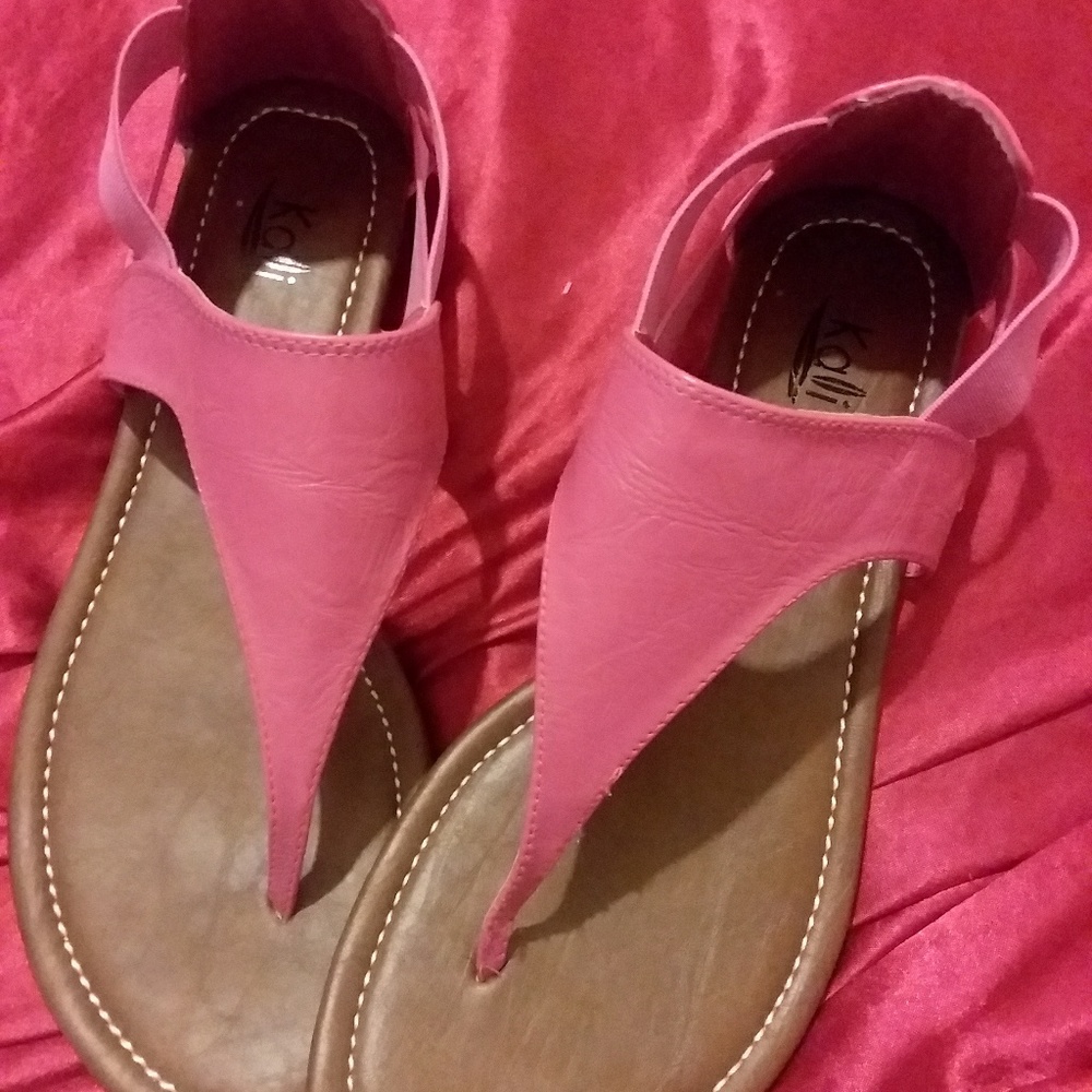Pink sandals